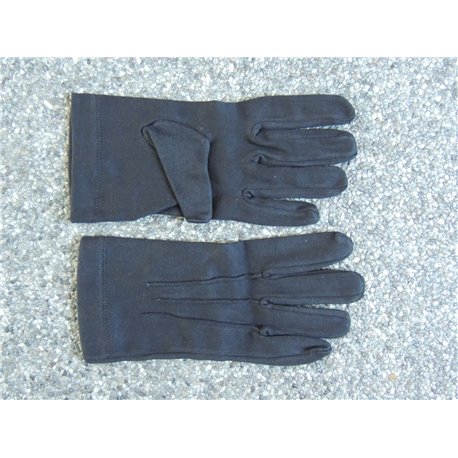Black cotton gloves