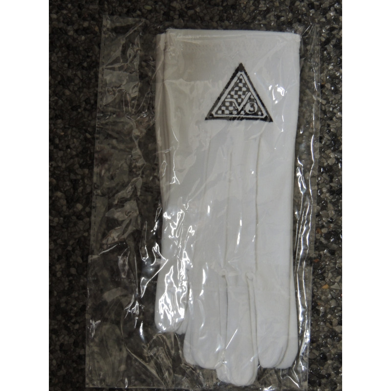 White cotton gloves