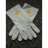 White cotton gloves S&C Gold G