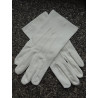 Weisse baumwollhandschuhe