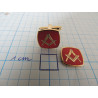 Cufflinks red S&C