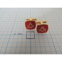 Cufflinks red S&C
