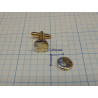 Cufflinks sun moon