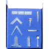 Miniatur-Arbeitsgeräte-Set