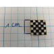 Pin checkerboard pattern square